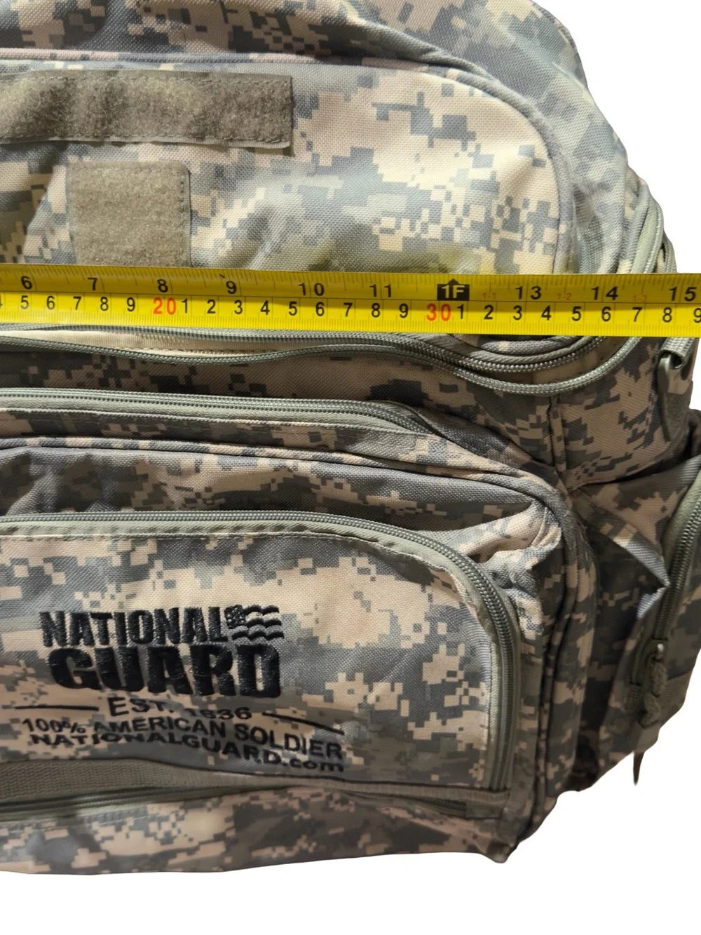 National Guard Digital Camo Tactical Backpack - Gray Camo